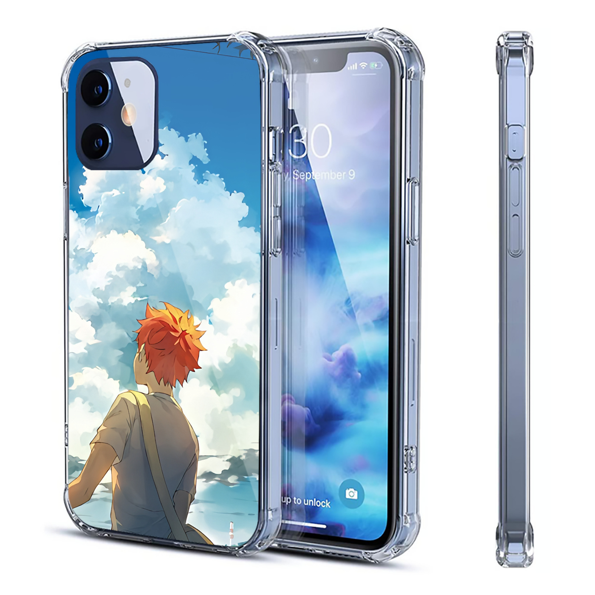 （画像用） ハイキュー!! Haikyu!! 【iPhone 12シリーズ対応】透明スマホケース（クリアソフトケース）